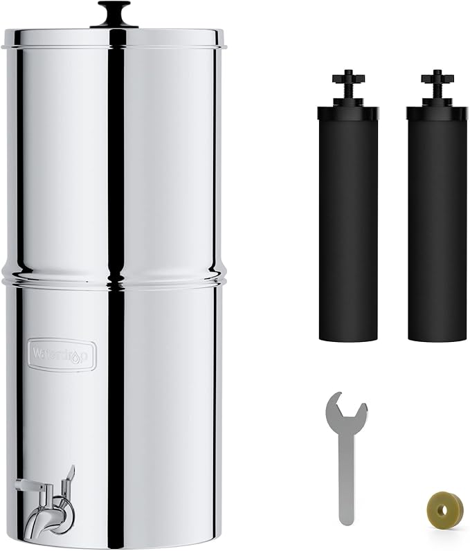 Waterdrop Gravity-fed Water Filter System, NSF/ANSI 42&372 Standard, by Waterdrop