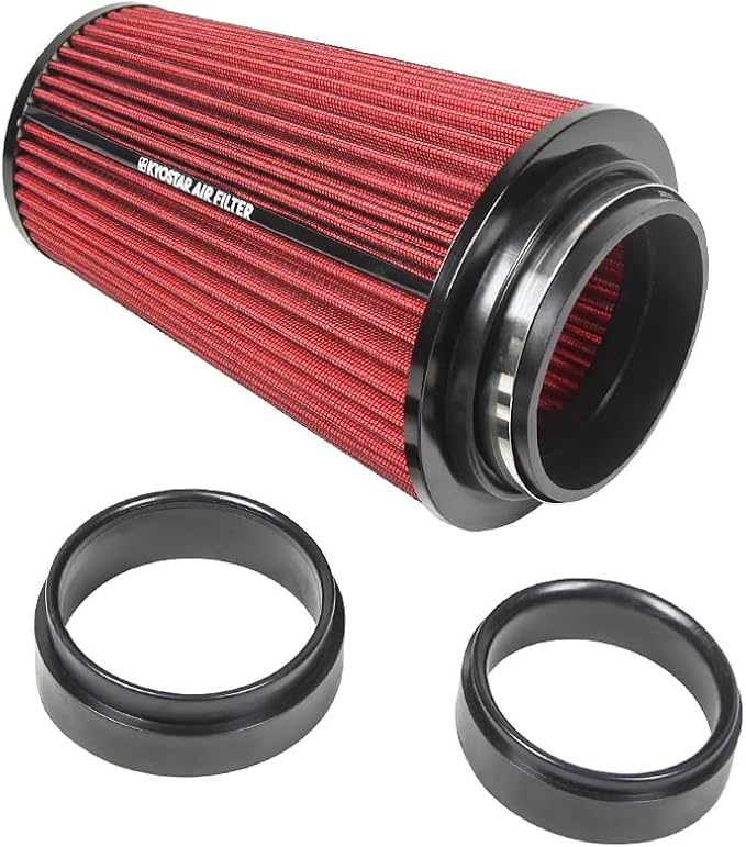 Universal 3/3.5/4" High-Flow Air Filter, Reusable Cone Cold Air Intake - Image 6
