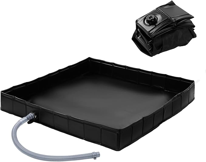 Camping Shower Tent Floor Base | Shower Base | Sshower Tent Basse with Drain Hose | Privacy Outdoor Waterproof Sshower Basse | Portable Camping Pan Lib