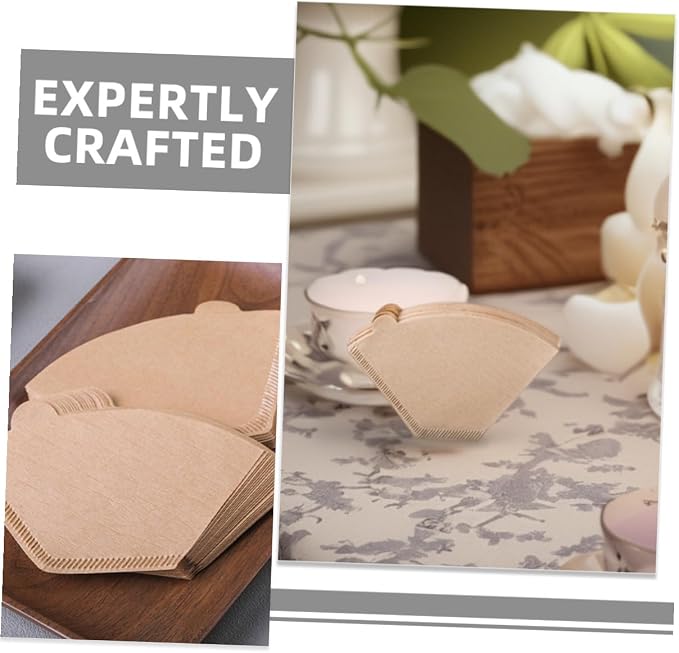 COHEALI 200pcs Unbleached Coffee Cone Filters - Image 8