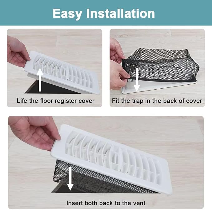 Floor Register Cover Trap, Floor Air Vent Cover Screen - Image 4