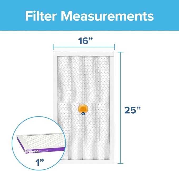Filtrete 16x25x1 AC Furnace SMART Air Filter, MERV 12, MPR 1500, Track Filter - Image 2