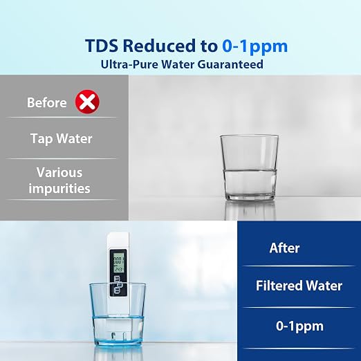iSpring RCC7D 75 GPD Reverse Osmosis/Deionization Water Filter System, Removes - Image 3