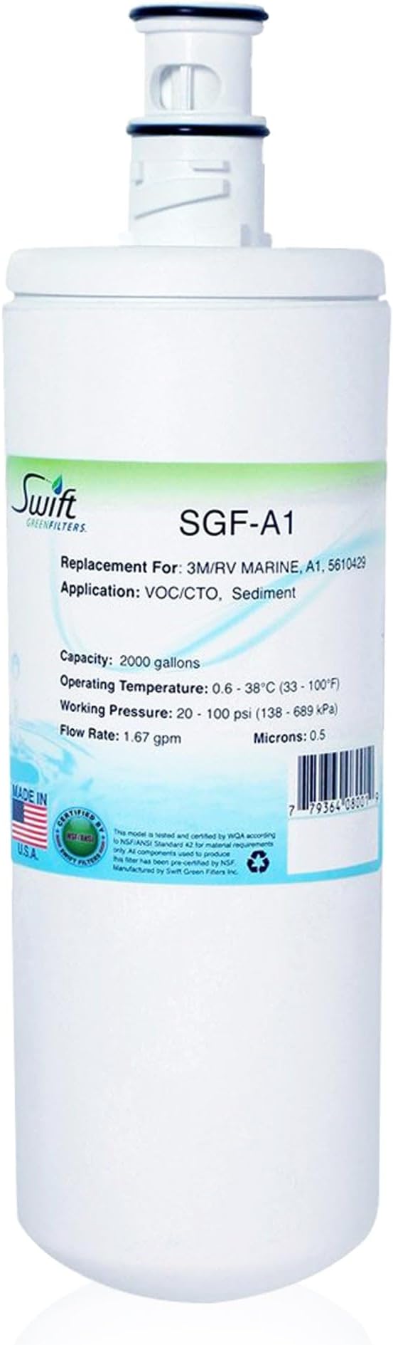 Swift Green Filters SGF-A1 Compatible by SwiftGreenFilters