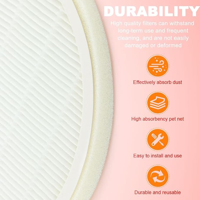 4 Pack Nail Dust Collector Replacement Filter - Image 7