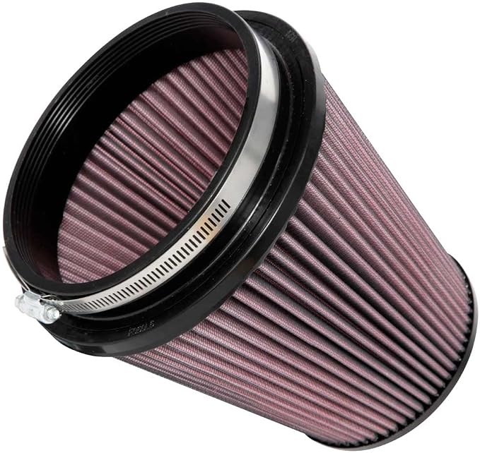 K&N High-Flow Original Lifetime Universal Clamp-On Air Filter: High Performance - Image 11