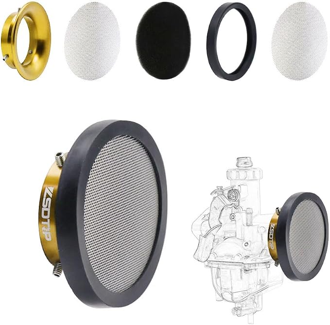 Carburetor Carb 40mm Velocity Stack Air Filter Cleaner Modified Trumpet by ZSDTRP