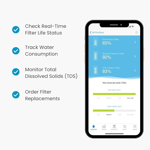 AquaTru Carafe Smart Countertop Water Purifier | App-Connected 4-Stage Reverse - Image 2