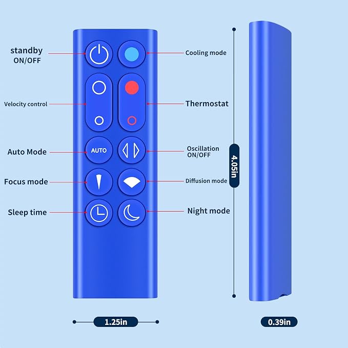 Replacement HP02 HP03 Remote Control - Image 7