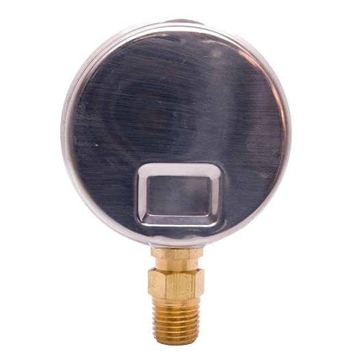 2-1/2" Oil Filled Vacuum Pressure Gauge - Image 3