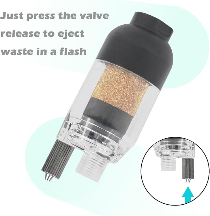 HUBEST Airbrush Filter in-Line Mini Air Filter Water Separator Water Trap - Image 5