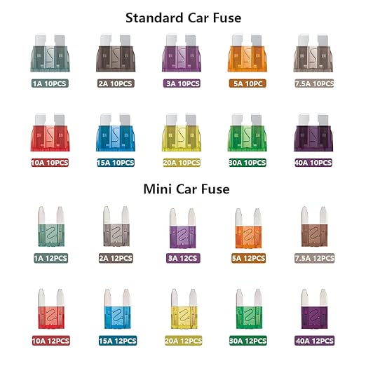 Vrupin 220Pcs-Car Fuses Assortment Kit, Blade-Type Automotive Fuses, Automotive - Image 2