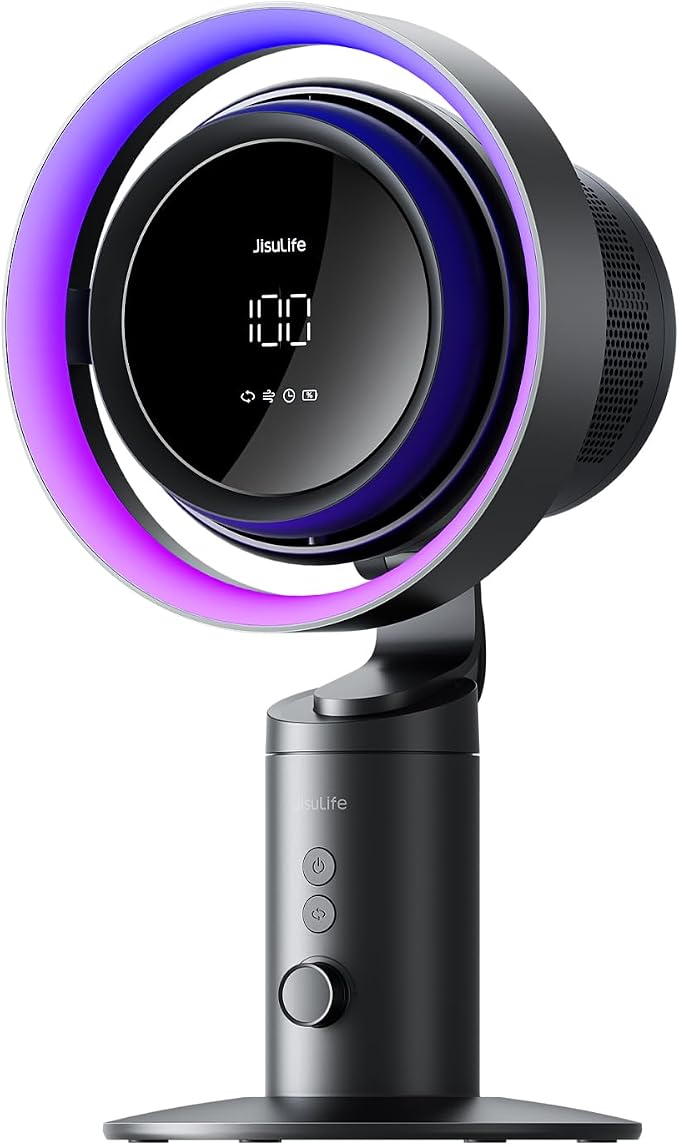 JISULIFE Table Purifier Fan, 3-in-1 Air Purifier Cool by LivechillStaycool