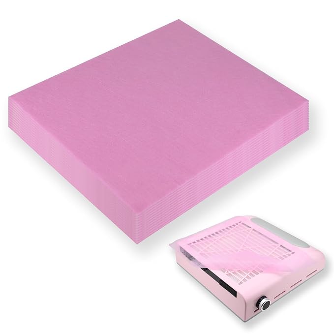 300 Sheets Nail Dust Collector Filter Paper: Disposable Dust Vacuum Filter by Rolokit