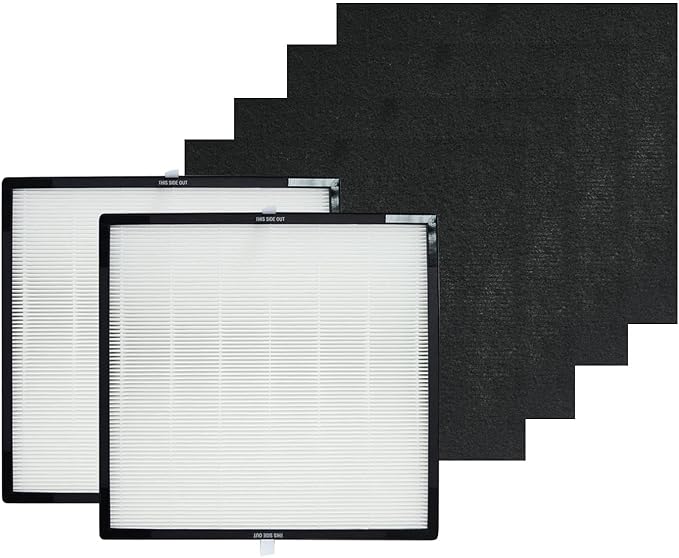 PUREBURG AK46000 Replacement Filter Set Compatible by PUREBURG-PureYourBreath