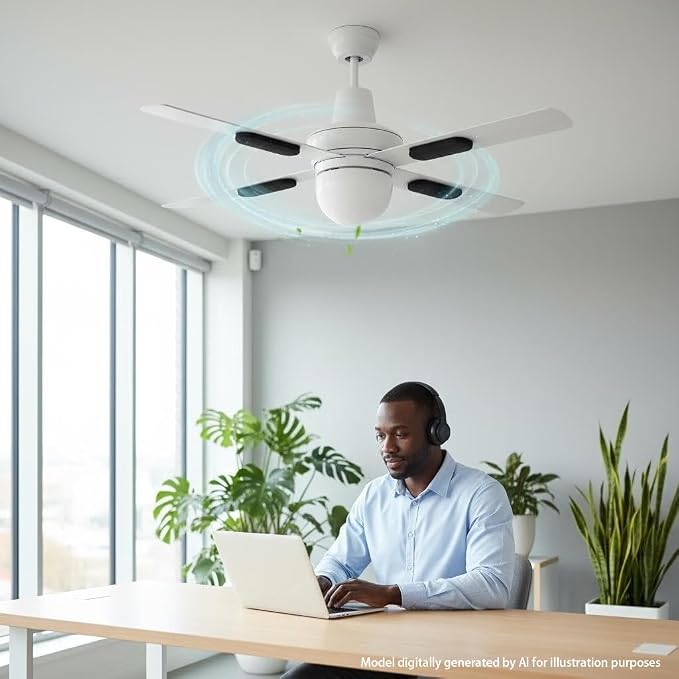 5Pcs Ceiling Fan Filters for Blades Air Filters - Image 6