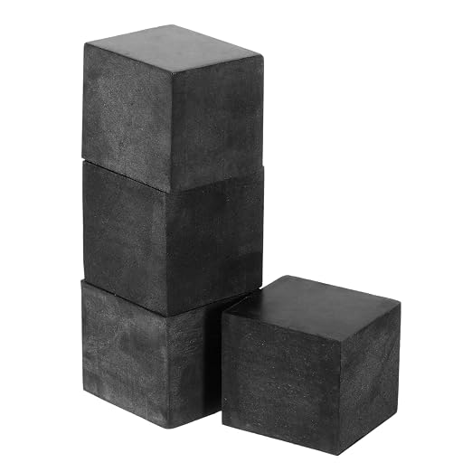 M METERXITY 4-Pack Rubber Anti Vibration Pads 2" Non-Slip Square Vibration by MMETERXITY