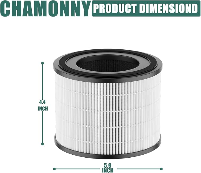 AP-S0610L Filter Replacement, 3-in-1 H13 True HEPA & Activated Carbon Filter - Image 5