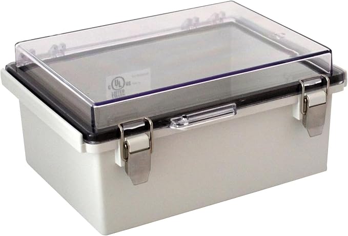 BUD Industries PTQ-11048-C Pc Hinged Enclosure Electrical Enclosure by Bud