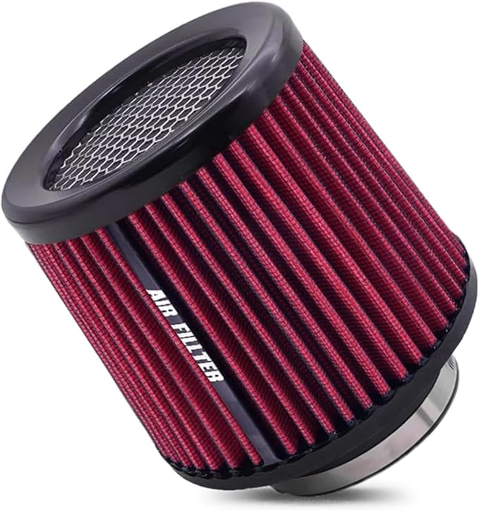 Universal 3 Inch 76mm Air Intake Filter Replacement Cone Air Filters Quality by MUGERACING