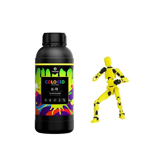 RESIONE CL-TH Tough ABS-Like Color 3D Printer Resin, Highly Saturated & Opaque by resione