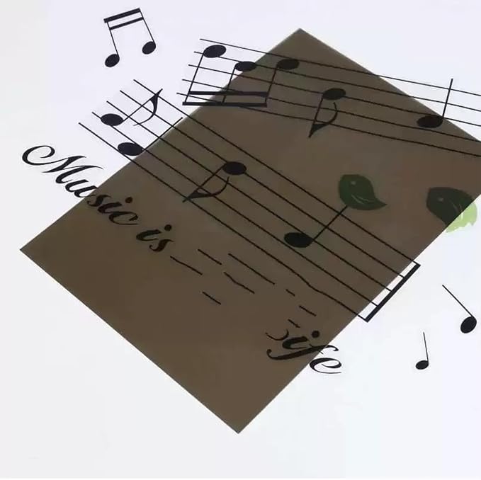 10 Pack Gel Filter Transparency Color Film Plastic Sheets Colored Overlays - Image 4