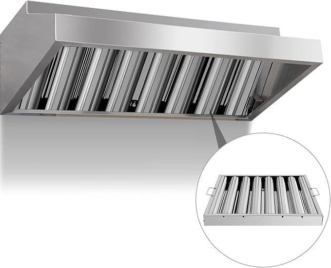 Hood Filters 19.5W x 19.5H Inch 430 Stainless Steel Pack of 6, 7 Grooves - Image 5