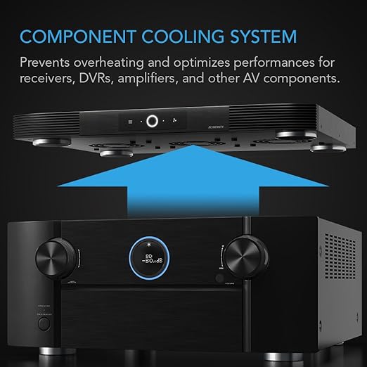 AC Infinity AIRCOM S10, Quiet Cooling Blower Fan System 17" Front-Exhaust - Image 2
