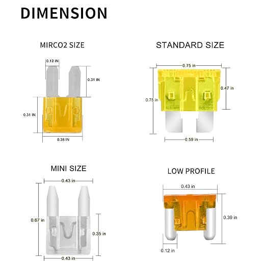 MuHize 200-Piece Blade Fuse Assortment Kit - Image 2