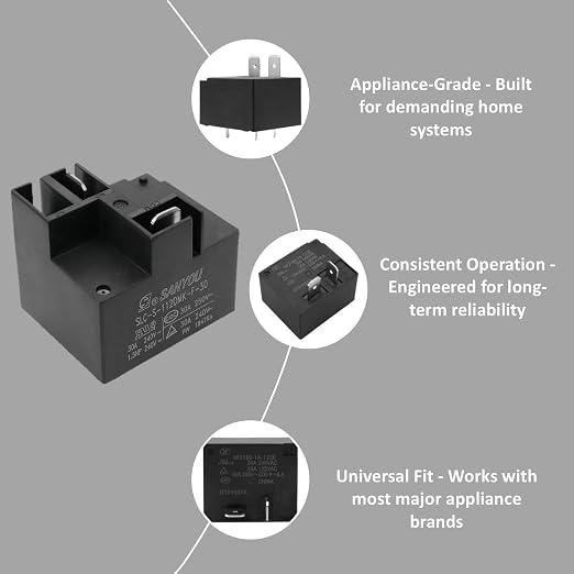 30A 12VDC Relay for Air Conditioning & Water Heater - Image 4