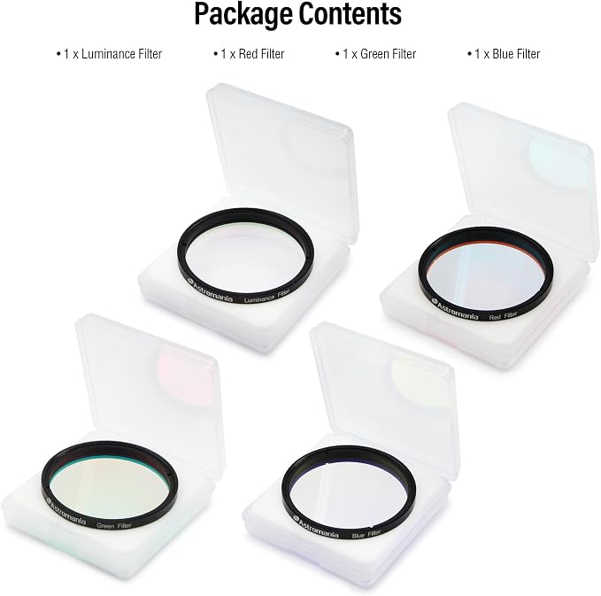 Astromania Deluxe Telescope LRGB 2 Inch Filter Set - Image 8