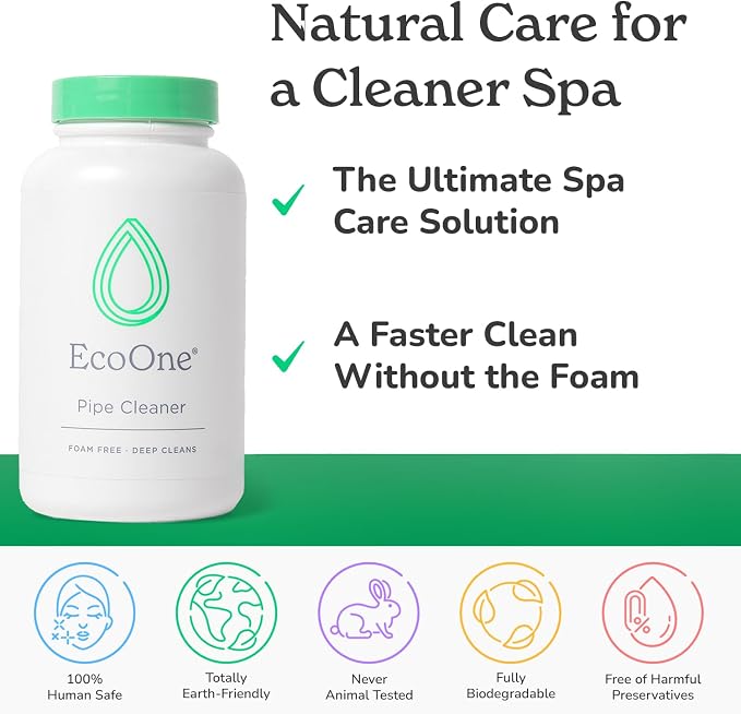 Pipe Cleaner by EcoOne | All-Natural Spa & Hot Tub Pipe and Jet Cleaner | Hot - Image 4