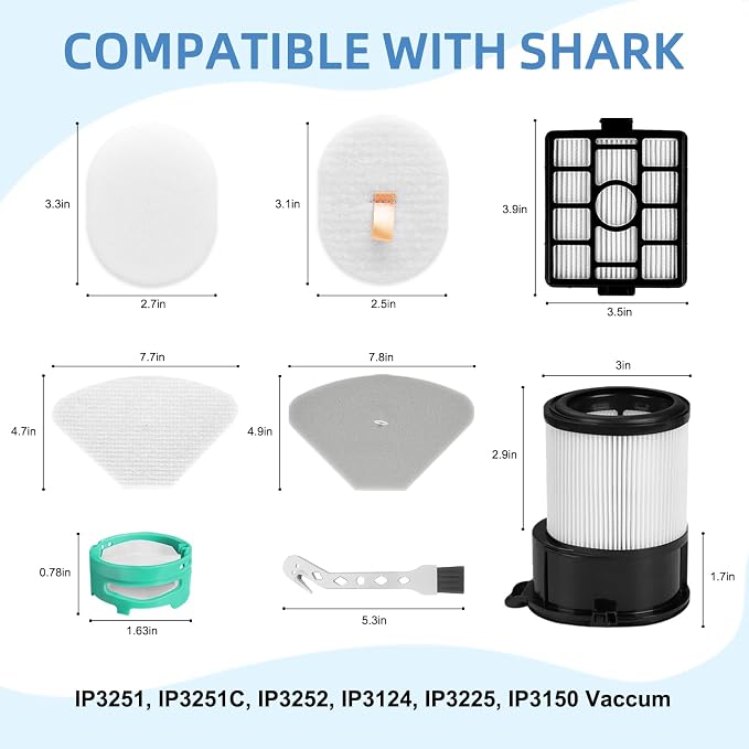 IP3251 Filter Replacement for Shark IP3251C, IP3150 PowerDetect Clean & Empty - Image 2