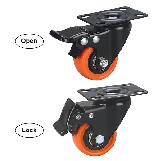 2" Caster Wheels Set of 64, Heavy Duty - Image 3