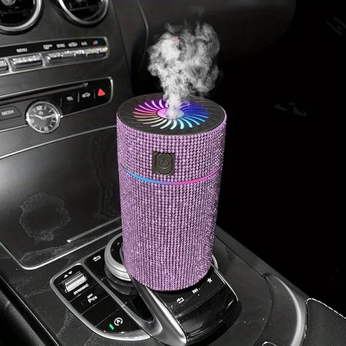 Luxury Rhinestone Car Diffuser Humidifier - Image 5
