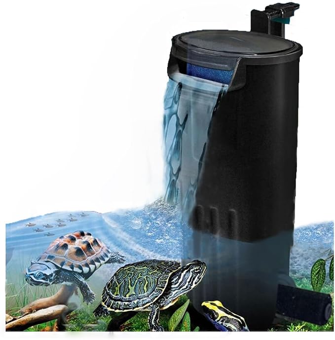 Aquarium Internal Filter for 3 to 20 Gallons Small Fish Tank Turtle Tank by JackSuperAquariumPetsFocus