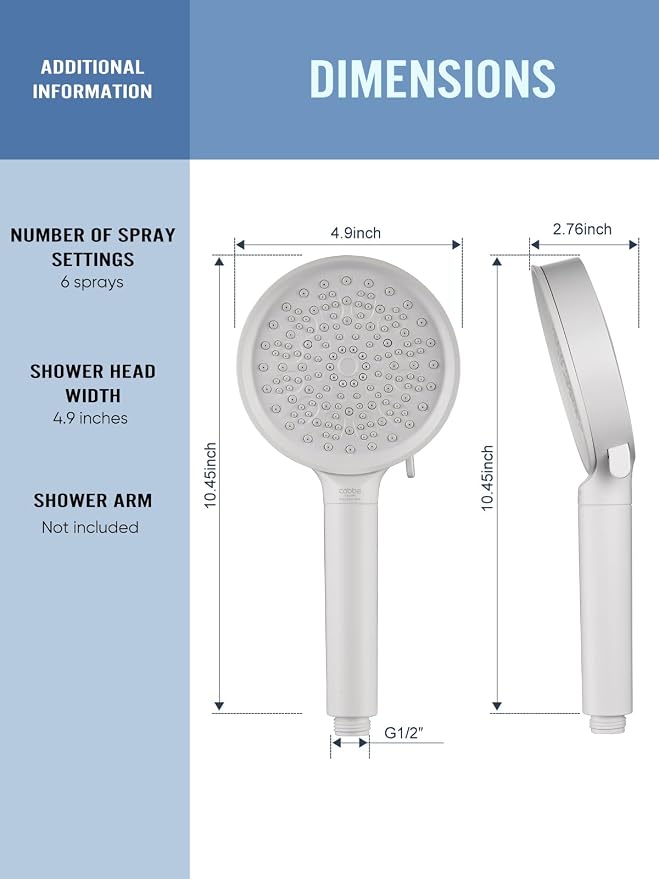 Cobbe Filtered Shower Head - Image 9