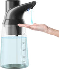 Adjustable Automatic Soap Dispenser Touchless, 4 Adjustable Levels，Battery Powered Operated Sensor Liquid Soap Pump，Touch-Free Hand Sanitizer Dispenser