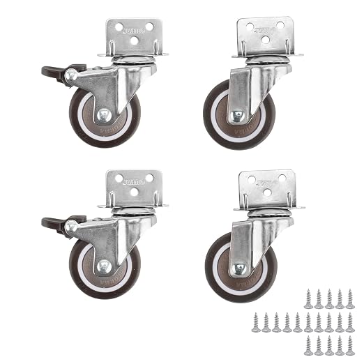 HOWDIA 2" Swivel Plate Caster Wheels by HOWDIA
