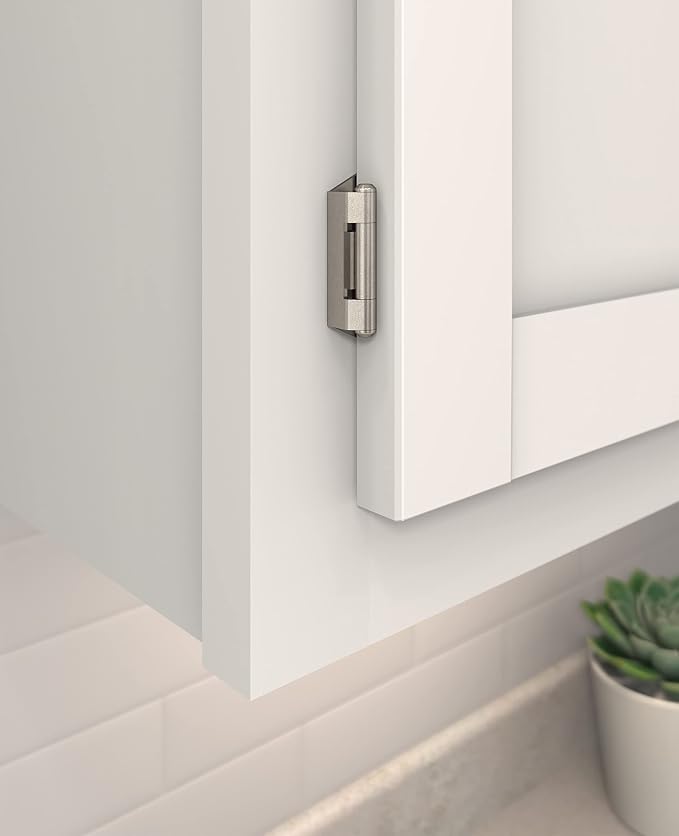 Amerock BPR871514 | Kitchen Cabinet Hinge | 1/4 inch Overlay Single Demountable - Image 2