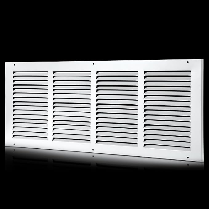 24x8 Return Air Grille, Air Return Vent Cover, Flat Vent Cover, Rejillas De by Unknown