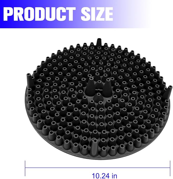2PCS Car Wash Bucket Grit Trap Insert, 10.2" Vehicle Detailing Washing Filters - Image 2