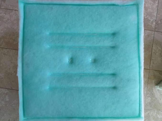 Hiton Paint Booth Tacky Intake Filter Pad 20x20, Series 55 Spray Booth Intake - Image 2