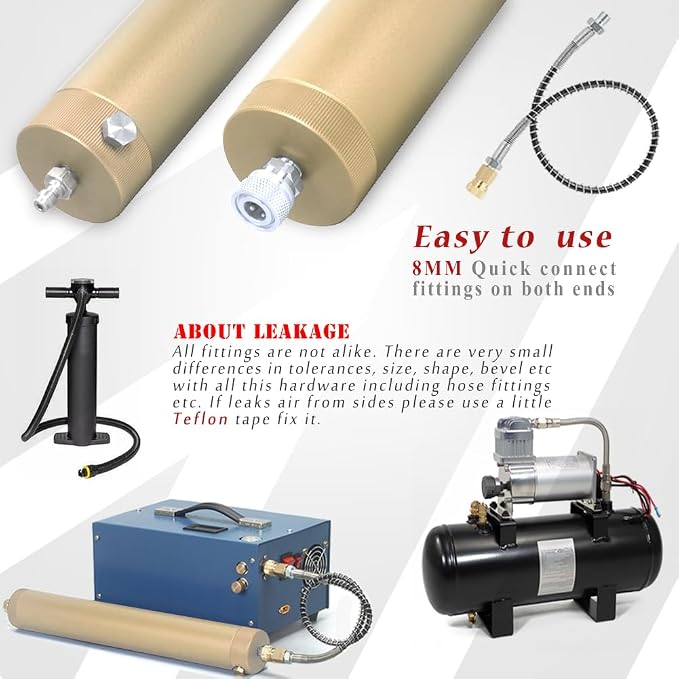 PCP Air Compressor Filter Dryer 4500Psi 30Mpa, High Pressure Pump Oil Water - Image 5