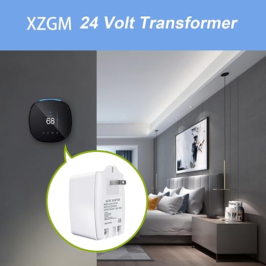 24V AC Transformer, 24 Volt 25VA Door Bell Transformers Compatible - Image 4