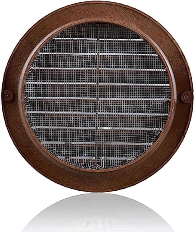 VENTS-US - 6" Brown Round Plastic Vent Cover - - Image 5