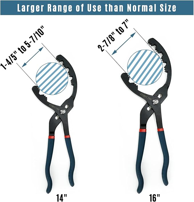 Oil Filter Wrench Set, Removal Tool, No Slipping - Image 7