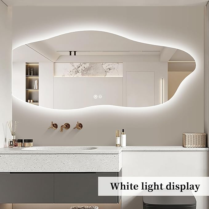 JSLJDM 500 X1000 mm Illuminated Backlit LED Bathroom Mirror, Wall Mounted - Image 2