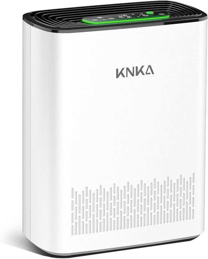 KNKA Air Purifier for Home Bedroom, True HEPA Air Cleaner by KNKA