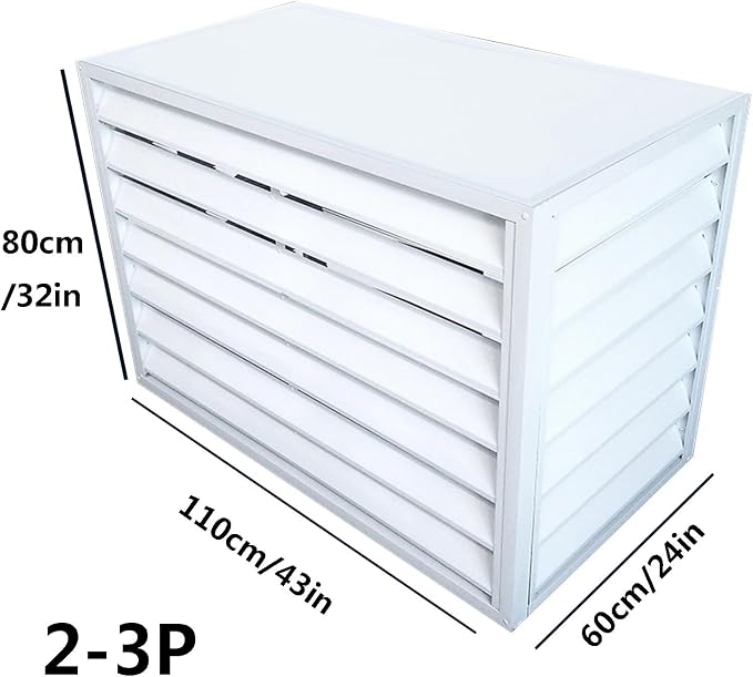 Pool pump covers for outside units, outdoor garbage can enclosures, aluminum - Image 2